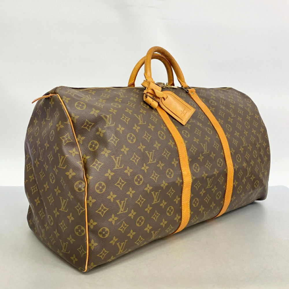 LOUIS VUITTON Brown Monogram Keepall 60 Boston Bag - Picture 2 of 10